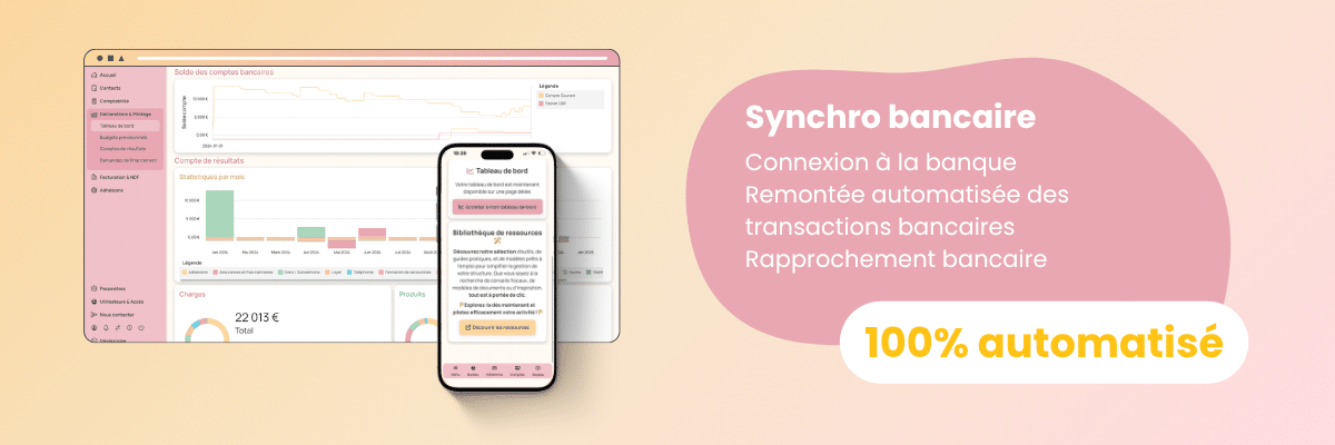 Synchronisation bancaire association & rapprochement. Automatiser la comptabilité d'asso à 100%, c'est possible !