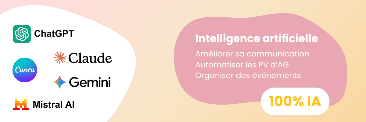 L'IA en association : simplifiez votre gestion, designez votre communication, accélérez vos actions bénévoles